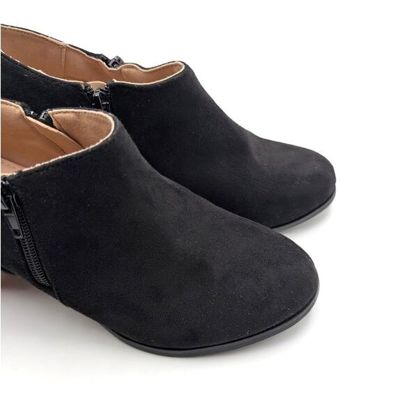 Journee Collection Sanzi Ankle Boots Women's Round Toe Black Size US7D EU37.5 - Picture 9 of 11